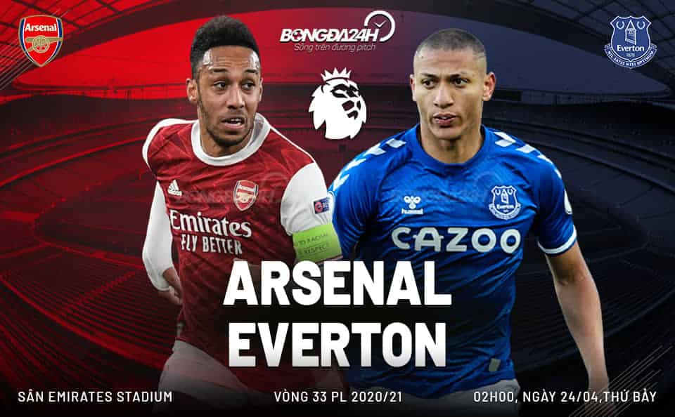  Nhận định Arsenal vs Everton (02h00 ngày 24/4): Điểm tựa Emirates