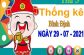 Thống kê XSBDH ngày 29/7/2021