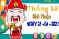 Thống kê XSBTH ngày 28/4/2022