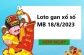 Loto gan xổ số miền Bắc 18/8/2023