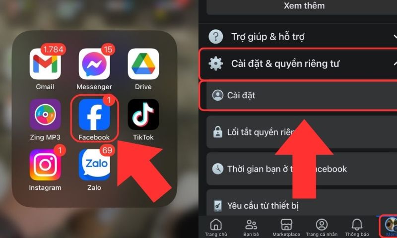 Cách xóa tài khoản Facebook nhanh chóng trên điện thoại