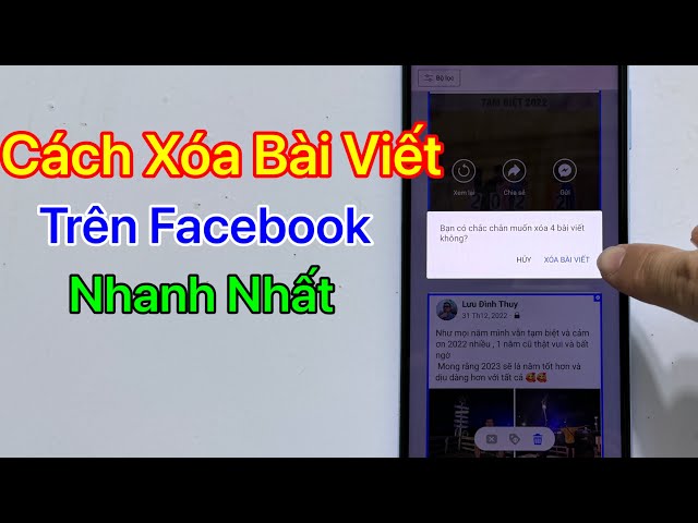 Cách xóa một bài viết bất kỳ trên nhóm Facebook