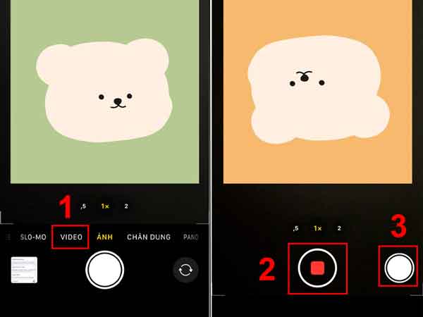 Cách tắt tiếng chụp ảnh trên iphone qua quay video